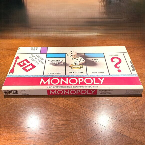 Parker Brothers Games Vintage Monopoly Board Game Set No 9 Parker parker-brothers-games-vintage-monopoly-board-game-set-no-9-parker